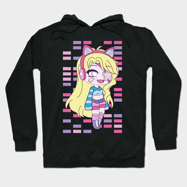 Gacha Life Series - NightCore Girl Hoodie by UwU Kitty